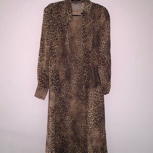 Animal print 2 Pc Louben Dress Set